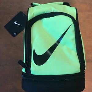 Neon yellow Nike lunchbox